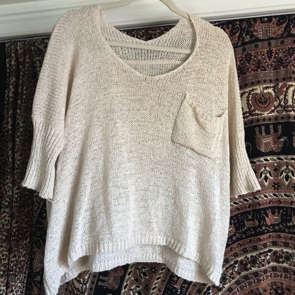 beautiful oatmeal sweater